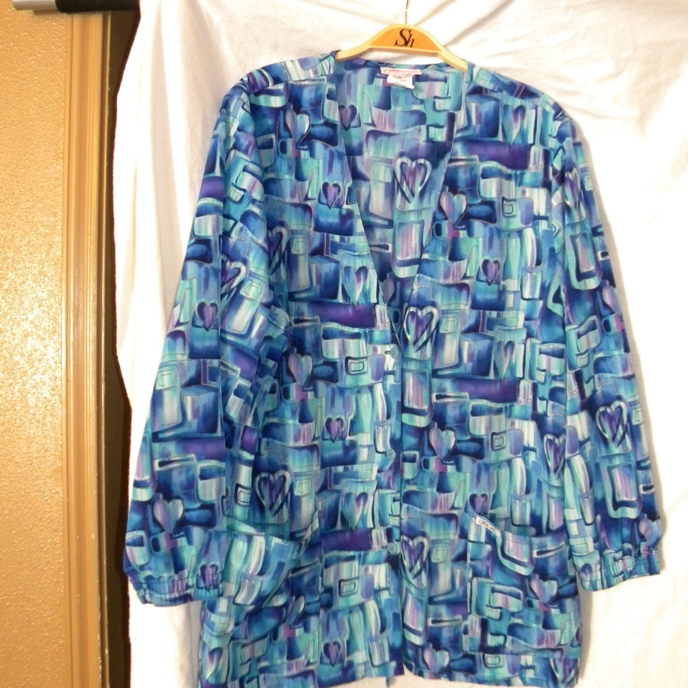 Cherokee scrub jacket, size MED